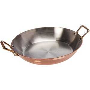 DE BUYER  Round  Chefs Fry Pans outside, copper 90 %  inside stainless steel 10 % Diam. 20 cm