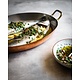 DE BUYER  Oval Chefs Fry Pans outside, copper 90 %  inside stainless steel 10 % Dim. 36 x 26 cm