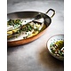 DE BUYER  Oval Chefs Fry Pans outside, copper 90 %  inside stainless steel 10 % Dim. 36 x 26 cm