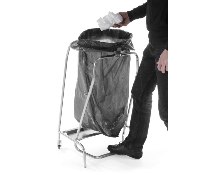 M&T Trash bag holder foot-operated