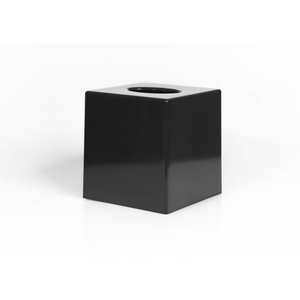 M&T Tissue holder cube model matt black