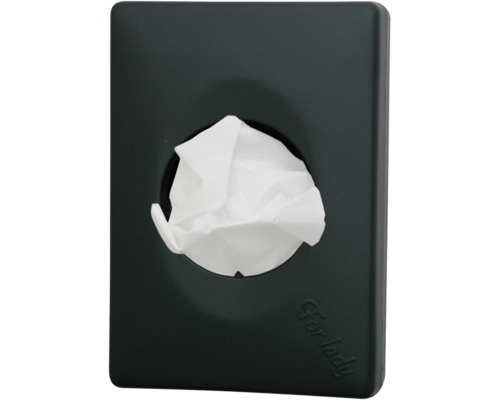 M&T Holder for hygienic bags glossy black ABS