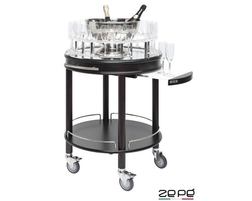 ZEPé Champagne trolley round shape