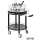 ZEPé Champagne trolley round shape