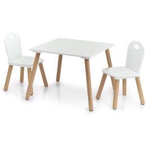 M & T  Children's table and 2 chairs Scandi design