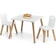 M & T  Kindertafel en  2 stoelen Scandi design