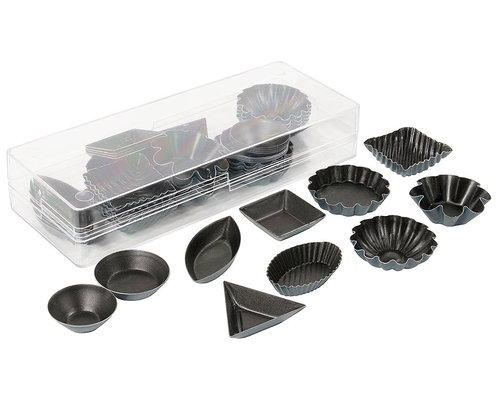 M & T  Box with  50 petit four mould non-stick EXOPAN