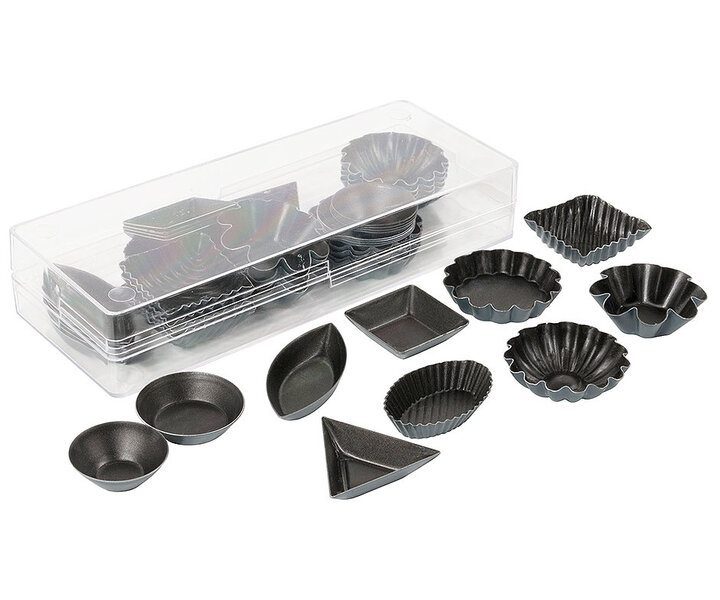 M&T Box with  50 petit four mould non-stick EXOPAN