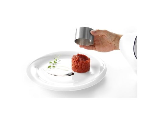 M&T Mousse ring met duwer 10 delige set roestvrijstaal 18/10