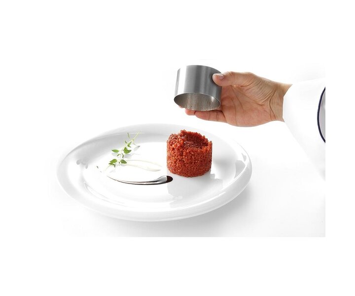 M&T Mousse ring met duwer 10 delige set roestvrijstaal 18/10