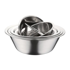 M & T  Kitchen bowl set 6 pieces stainless steel