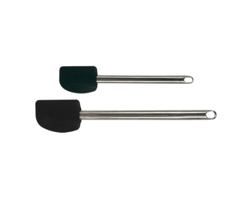 KISAG  Ensemble de 2 pcs  lèche plats - marise  manche en inoxydable massif bout en caoutchouc