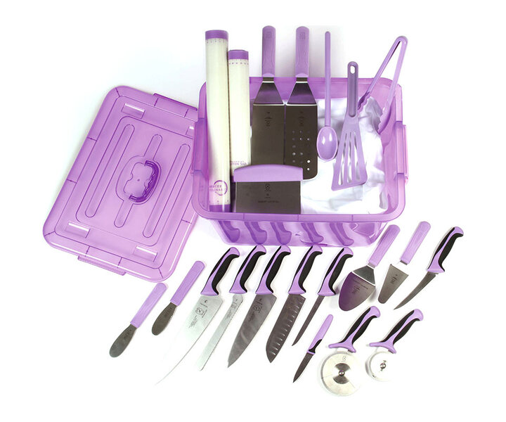 MERCER CULINARY  Kit anti allergènes violet ensemble de 23 pièces