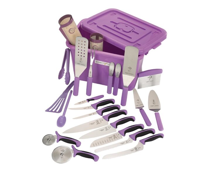 MERCER CULINARY  Kit anti allergènes violet ensemble de 23 pièces