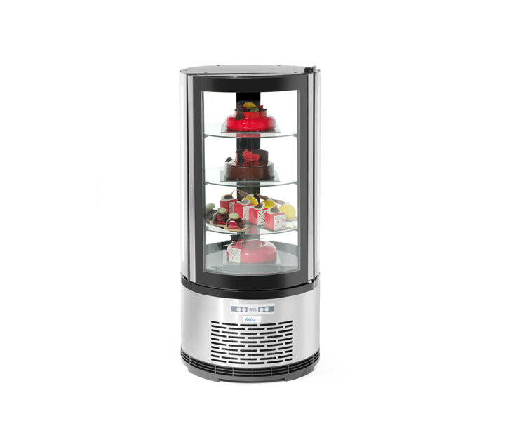 ARKTIC Gebaksvitrine rond gekoeld model 100 liter