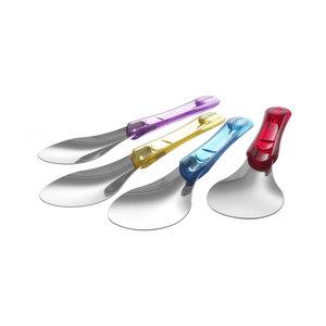 M & T  Ice cream spatulas with colored Tritan grip set of 4 pieces