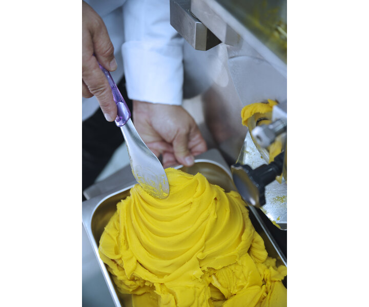 M&T Ensemble de 4 spatules à glace avec manche en Tritan colorées