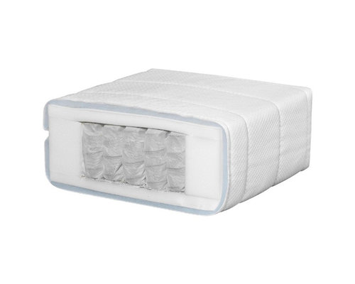 M & T  Lit d'appoint verticale escamotable matelas inclus Modèle Jade