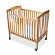 M & T  Baby crib foldable naturel wood