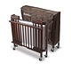 M&T Lit bébé pliable en bois acajou