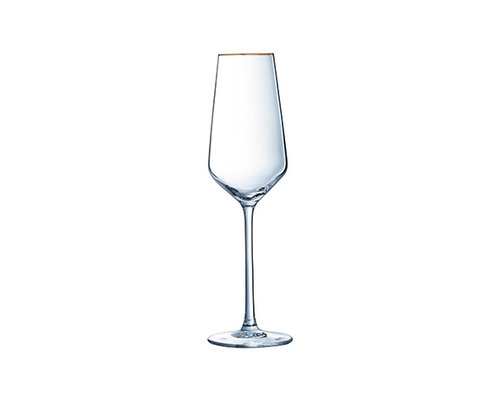 LUMINARC  Champagne flute 21 cl Ultime met gouden rand