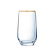 CRISTAL d' ARQUES  High ball - longdrink  glas 40 cl Ultime met gouden rand