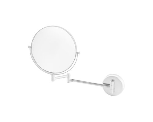 M&T Miroir mural double face  rond  chromé 20 cm