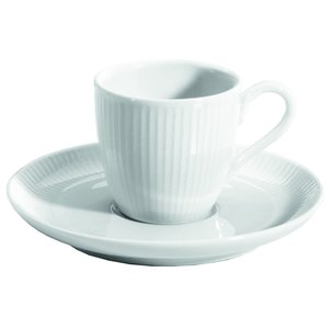 PILLIVUYT Moka cup with saucer 9 cl  Plissé