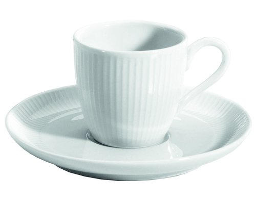 PILLIVUYT Paire tasse à café 9 cl Plissé