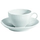 PILLIVUYT Breakfast cup  with saucer 29 cl  Plissé