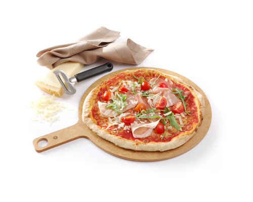 M & T  Pizza board with handle 30,5 cm
