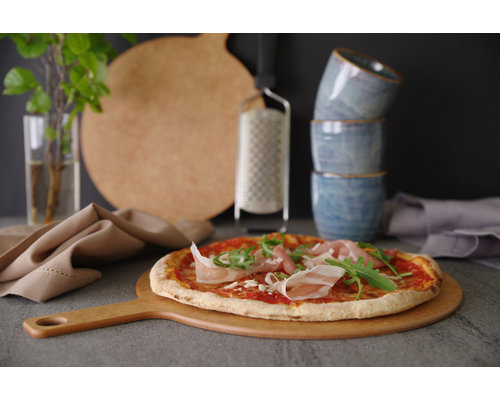 M & T  Pizza board with handle 30,5 cm