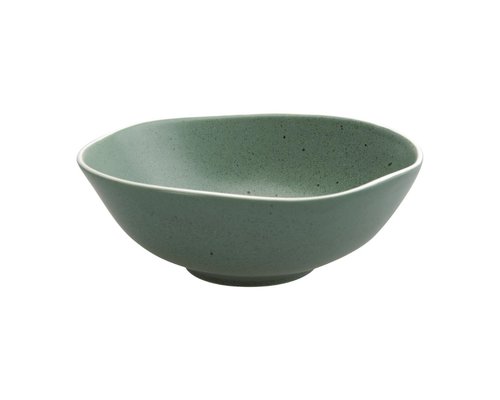 OLYMPIA Porselein  Poké bowl - slakom - pastabord 21 cm  Chia groen porselein