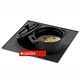 PUJADAS Mini cook pot with lid black cast iron