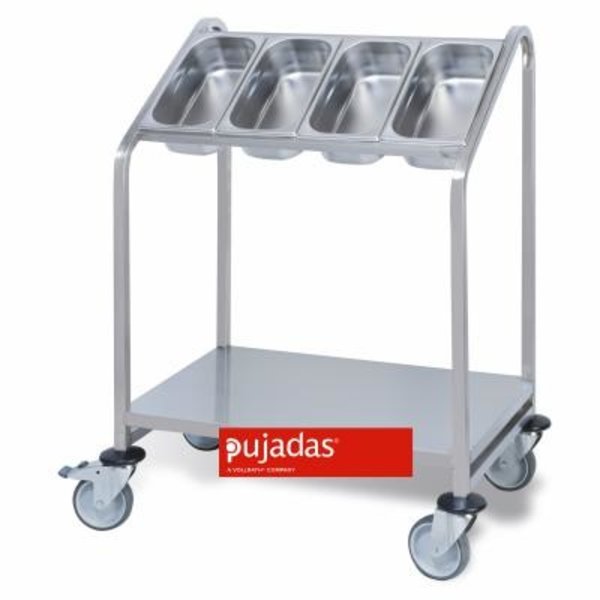 Tray & flatware dispenser trolley M&T International Hotel
