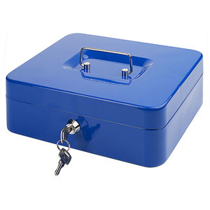 M & T  Cash box blue laquered