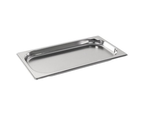 M & T  Gastronorm pan 1/3  stainless steel depth 20 mm