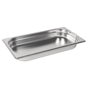 M & T  Gastronorm pan 1/3  stainless steel depth 40 mm