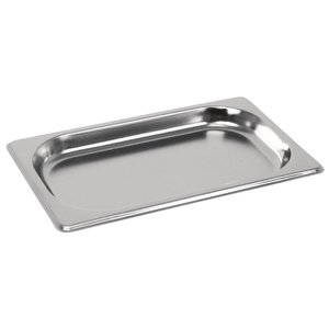 M & T  Gastronorm pan 1/4  stainless steel depth 20 mm