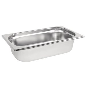 M & T  Gastronorm pan 1/4  stainless steel depth 65 mm