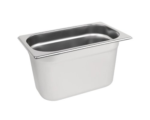 M & T  Gastronorm pan 1/4  stainless steel depth  100 mm