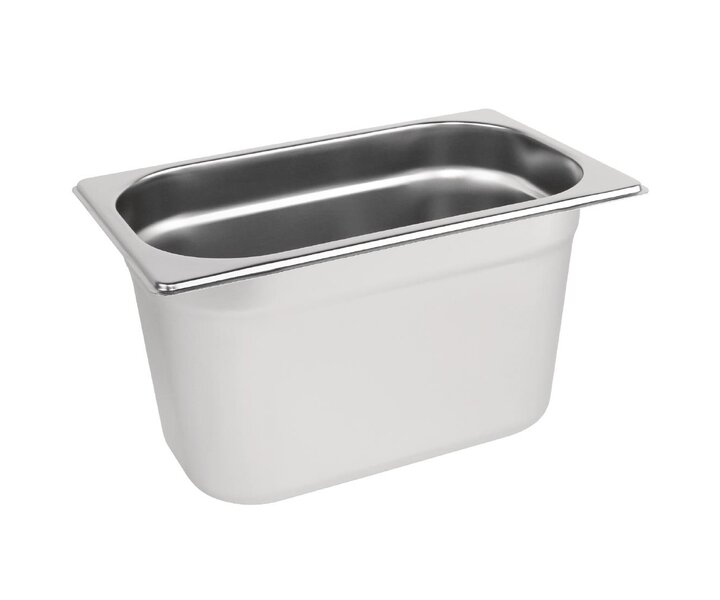 M&T Bac gastronorm 1/4 acier inoxydable profondeur 100 mm