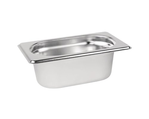 M & T  Gastronorm pan 1/9  stainless steel depth  65 mm