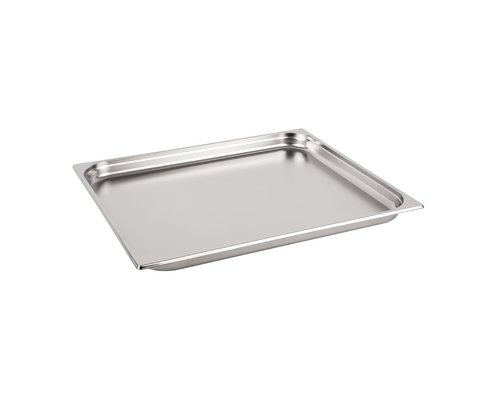 M & T  Gastronorm pan 2/1 stainless steel depth 40 mm