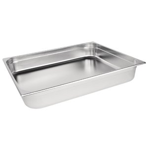 M & T  Gastronorm pan 2/1  stainless steel depth 100 mm