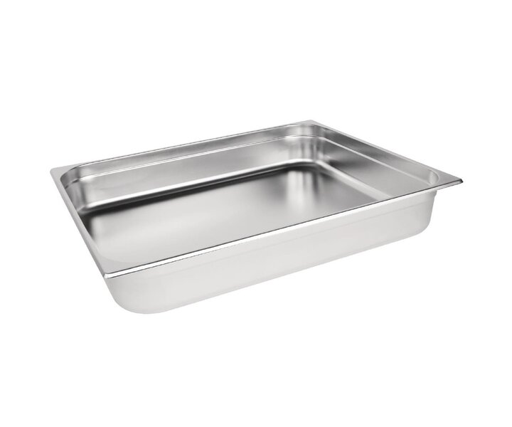 M&T Gastronorm pan 2/1 stainless steel depth 100 mm