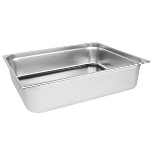 M & T  Gastronorm pan 2/1  stainless steel depth 150 mm