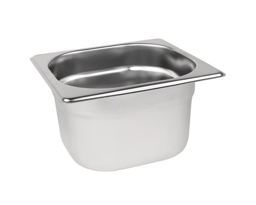 M & T  Gastronorm pan 1/6  stainless steel depth 150 mm