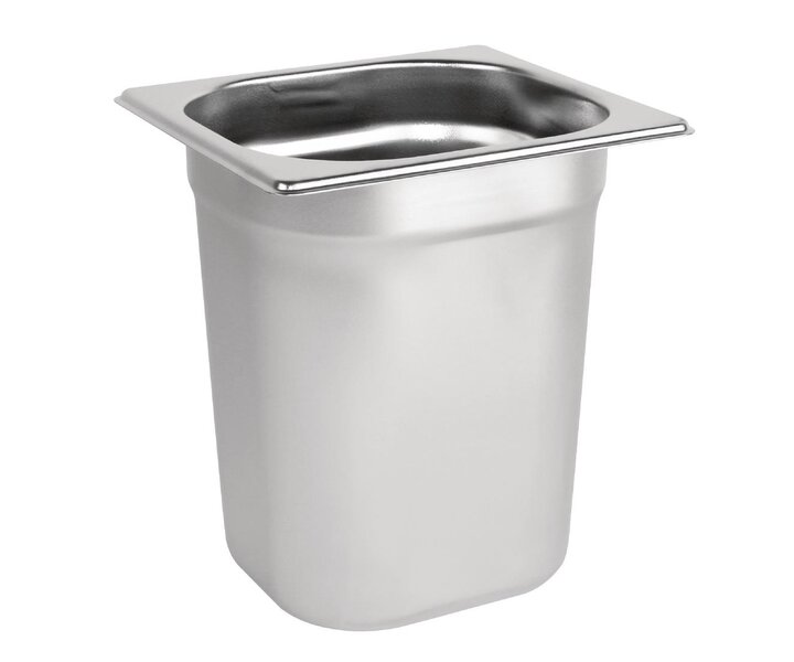 M&T Gastronorm pan 1/6  stainless steel depth 200 mm