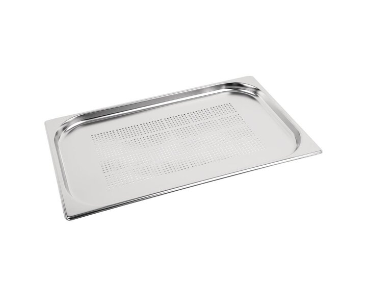 M&T Gastronorm bak 1/1 rvs diepte 20 mm geperforeerd